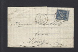 LETTRE FRANCE SAGE N° 90  DOUAI 1883 - 1877-1920: Période Semi Moderne