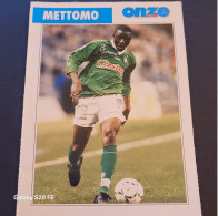 Fiche Illustrée Sport Football ** Onze Mondial   ** France **Saint-Etienne  **ASSE ** Lucien Mettomo - Deportes