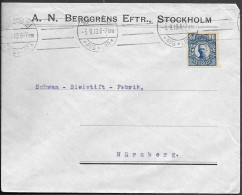 Sweden Stockholm Commercial Cover To Germany 1913 - Covers & Documents