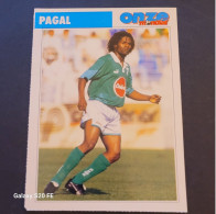 Fiche Illustrée Sport Football ** Onze Mondial   ** France **Saint-Etienne  **ASSE ** Jean-Claude Pagal - Sports