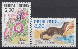 FRENCH ANDORRA 414-415,unused - Protección Del Medio Ambiente Y Del Clima