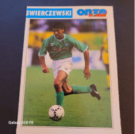 Fiche Illustrée Sport Football ** Onze Mondial   ** France **Saint-Etienne  **ASSE **  Piotr Swierczewski - Deportes