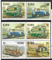 Ireland Mnh ** Bus Set From Booklet 1993 - Unused Stamps