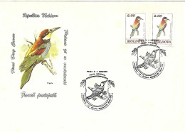 Moldova - First Day Cover FDC 1993 : European Bee-eater (Merops Apiaster) - Andere & Zonder Classificatie