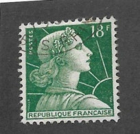 FRANCE 1955 -  N°YT 1011a - Gebraucht