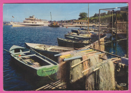 D74 - THONON LES BAINS - LE PORT DE RIVES - Bateaux - Barques - Filets De Pêche - CPM Grand Format - Thonon-les-Bains