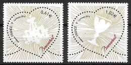 France 2014 N° 4832/4833 Neufs St Valentin Baccarat à La Faciale - Unused Stamps