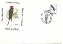 Moldova - First Day Cover FDC 1993 : Barn Swallow · Hirundo Rustica - Golondrinas