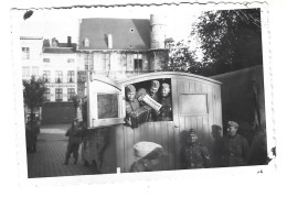 Photo Originale -  Militaire - Allemagne -  Guerre 1939 - 1945 - Soldats Allemands  - Texte Au Verso Gent - Guerre, Militaire