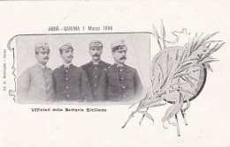 GUERRA - ABBA - GARIMA - BATTAGLIA DI ADUA  1.3.1896 - UFFICIALI BATTERIA SICILIANA - Other & Unclassified