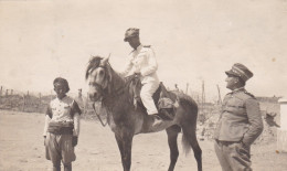 GUERRA - LIBIA BENI ULID - UFFICIALE - UFFICIALE A CAVALLO - FOTO CARTOLINA 1925 - Andere Kriege