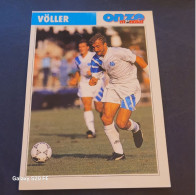 Fiche Illustrée Sport Football ** Onze Mondial   ** France ** Marseille  ** Rudolf Voller - Sport