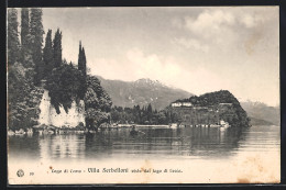 Cartolina Bellagio, Lago Di Como, Villa Serbelloni Vista Dal Lago Di Lecco  - Lecco