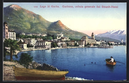 Cartolina Gardone, Lago Di Garda, Veduta Generale Dal Strand-Hotel  - Autres & Non Classés