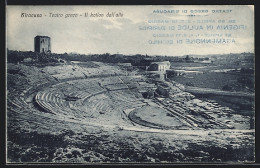 Cartolina Siracusa, Teatro Greco, Il Koilan Dall`alto  - Siracusa