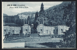 Cartolina Cernobbio, Lago Di Como, Parco Della Villa D`Este  - Como