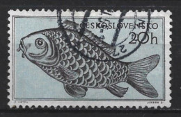 Ceskoslovensko 1955 Fish  Y.T. 820 (0) - Used Stamps