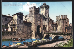 Cartolina Sirmione, Castello Del Scaligeri, Lago Di Garda  - Autres & Non Classés