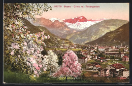 Cartolina Bozen, Gries Mit Rosengarten  - Bolzano (Bozen)