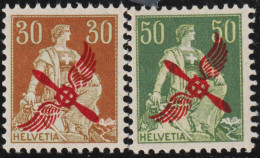 Schweiz Flugpost SBK#1+2 ** Postfrisch - Unused Stamps