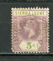 SIERRA LEONE (GB) - SOUVERAIN  - N° Yvert 95 Obli - Sierra Leona (...-1960)