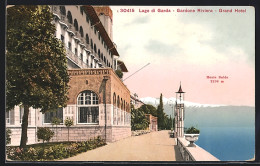 Cartolina Gardone Riviera, Grand Hotel, Monte Baldo  - Otros & Sin Clasificación