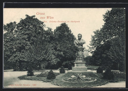 AK Wien, 1. Bezirk, Zelinka-Denkmal Im Stadtpark  - Autres & Non Classés