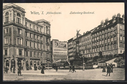 AK Wien, Mölkerbastei Und Liebenberg-Denkmal  - Autres & Non Classés