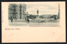 AK Wien, Schwarzenbergplatz Mit Schwarzenberg-Denkmal  - Autres & Non Classés