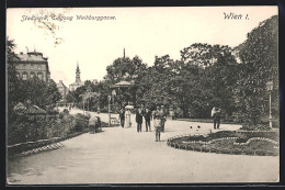 AK Wien, Stadtpark, Eingang Weihburggasse  - Other & Unclassified