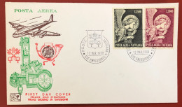 Air Mail - VATICAN - FDC - 1968 - Archangel Gabriel - Poste Aérienne