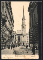 AK Wien, Blick Durch Die Schauflergasse Auf Die St. Michaeler Kirche  - Sonstige & Ohne Zuordnung