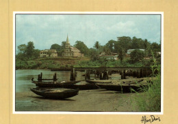 CPM - CAMEROUN - KRIBI - Le Port Pirogues à Marée Basse - Edition Photo Alain Denis - Kamerun