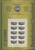 2581 50 Jahre Bundesland Saarland - Numisblatt 1/2007 - Coin Envelopes