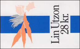 Dänemark Markenheftchen 889 Zeitgenössische Kunst: Dekor, ** Postfrisch - Booklets