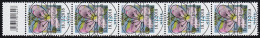 3424 Wiesenschaumkraut 15 Cent, 5er-Streifen Mit Codierfeld, ESSt Bonn 18.12.18 - Roller Precancels