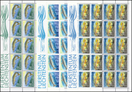 964-966 Fische - Hecht, Seeforelle, Bachschmerle, Kleinbogen-Satz **  - Ongebruikt