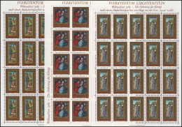 978-980 Weihnachten, 3 Werte, Kleinbogen-Satz **  - Unused Stamps