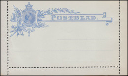 Kartenbrief K 4A Königin Wilhelmina 5 C. Format 140x84, Ungebraucht ** / MNH - Postal Stationery