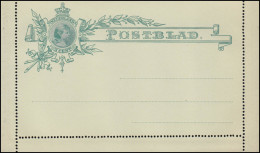 Kartenbrief K 3A Königin Wilhelmina 3 C. Format 140x84, Ungebraucht ** / MNH - Postal Stationery