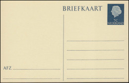 Postkarte P 258 Königin Juliane 7 Cent, Ungebraucht ** / MNH - Postal Stationery