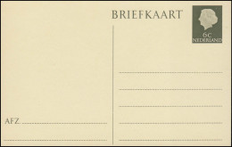 Postkarte P 257 Königin Juliane 6 Cent, Ungebraucht ** / MNH - Postal Stationery