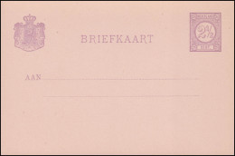 Postkarte P 12 Ziffer 2 1/2 C. Violett 1881, Ungebraucht ** / MNH - Entiers Postaux