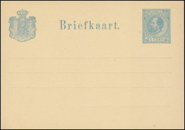 Postkarte P 9 König Wilhelm 5 C. Blau, Ungebraucht ** / MNH - Postal Stationery