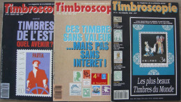 REVUE TIMBROSCOPIE Année 1990 (n°67, 68 Et 74). - French (from 1941)