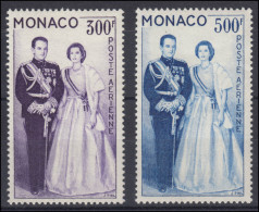 Monaco 603-604 Fürstenpaar, Alte Währung, Kompletter Satz, Postfrisch ** - Autres & Non Classés