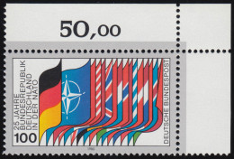 1034 NATO ** Ecke O.r. - Unused Stamps