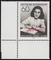 1013 Anne Frank ** Ecke U.l. - Ongebruikt