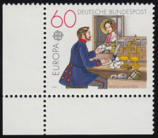 1012 Post- Und Fernmeldewesen 60 Pf ** Ecke U.l. - Unused Stamps