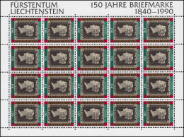 986 Jubiläum 150 Jahre Briefmarken, Kleinbogen **  - Unused Stamps